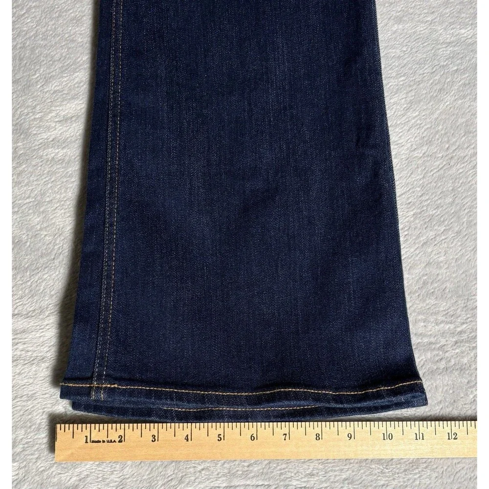 Old Navy Women’s Size 14 High-Waisted Wow Flare Dark Rinse Jeans - Picture 8 of 12